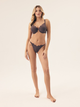 Majtki brazyliany damskie koronkowe Esotiq Sapphire 42373-90X S Szare (5903972397381) - obraz 6