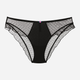 Majtki brazyliany damskie siateczkowe Bloovii Verberry 42491-99X L Czarne (5903972544082) - obraz 7