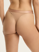 Majtki stringi damskie prążkowane Esotiq Bianco 42527-82X L Brązowe (5903972560082) - obraz 2