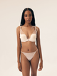 Majtki brazyliany damskie siateczkowe Esotiq Baby 42532-01X L Kremowe (5903972559925) - obraz 4