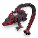 Игрушка Магический Дракон Silk Dragon Черный+красный [FDM-печать] - изображение 1