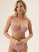 Majtki figi damskie z wysokim stanem Esotiq Blueberry 42558-39X L Różowe (5903972525029) - obraz 7