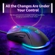 Игровая проводная мышь компьютерная Onikuma CW917 |1200-3600DPI| с RGB подсветкой black - изображение 6