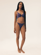 Majtki brazyliany damskie koronkowe Esotiq Bari 42510-59X S Granatowe (5903972526873) - obraz 3