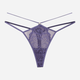 Majtki stringi damskie koronkowe Esotiq Bari 42511-59X L Granatowe (5903972527030) - obraz 6