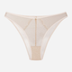 Majtki brazyliany damskie siateczkowe Esotiq Batty 42515-01X L Kremowe (5903972528402) - obraz 4