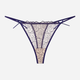 Majtki stringi damskie siateczkowe Esotiq Batty 42516-59X M Granatowe (5903972528488) - obraz 6