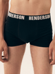 Набір трусів боксерів чоловічих бавовняних 3 шт Henderson Orchid 42742-MLC 2XL Чорний/Білий (5903972382127) - зображення 2
