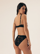 Majtki brazyliany damskie z wysokim stanem Esotiq Bisous 42865-99X S Czarne (5903972549674) - obraz 5