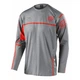 Велоджерси TLD Sprint Ultra Jersey Lines Grey/Orange S Troy Lee Designs (1106-356324022) - изображение 1