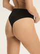 Majtki tanga damskie z wysokim stanem Esotiq Blank 42882-99X S Czarne (5903972553565) - obraz 2
