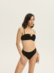 Majtki tanga damskie z wysokim stanem Esotiq Blank 42882-99X L Czarne (5903972553589) - obraz 3