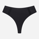 Majtki tanga damskie z wysokim stanem Esotiq Blank 42882-99X XL Czarne (5903972553596) - obraz 5