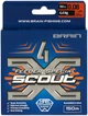 Шнур Brain Scout 4X 150m (fluoro Orange) 0.080mm 4.4kg для фидерной ловли - изображение 2