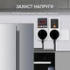 Реле напруги 220W TAXNELE в розетку, захист від перепадів відсікач напруги з LCD дисплеєм - зображення 2