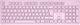 Клавіатура бездротова Canyon HKB-W01 Silent Wireless Pink (CNS-HKBW01P) - зображення 1