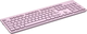 Клавіатура бездротова Canyon HKB-W01 Silent Wireless Pink (CNS-HKBW01P) - зображення 4