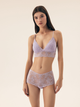 Majtki brazyliany damskie koronkowe Bloovii Sydney 43114-04X M Fioletowe (5903972577691) - obraz 4
