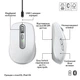 Беспроводная мышь Logitech MX Anywhere 3S for Mac Light Grey (910-006946) - изображение 9