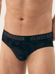 Набір трусів сліпів чоловічих бавовняних 5 шт Henderson Soul 43177-MLC XL Чорний/Графітовий (5903972519226) - зображення 2