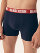 Zestaw majtek męskich typu bokserki 5 szt Henderson Ohio 43182-MLC 3XL Granatowy/Czerwony (5903972519936) - obraz 2