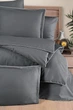 Постільна білизна La Romano Premium Satin 200×220 Lucca Grey - зображення 2