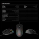 Игровая проводная мышь MEETION RGB Backlit Gaming Mouse RGB GM19_2023, 12000dpi, USB, 1.8m, black - изображение 9
