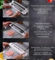 Вакууматор пищевых продуктов, вакуумный упаковщик бытовой автоматический (белый) - изображение 4