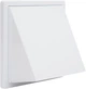 Вытяжной колпак с обратным клапаном AirRoxy 125 white пластик белый 02-502 - изображение 1