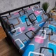 Комплект постельного белья Moon&Star Бязь Gold Люкс «Retro Vibes» King Size 220x240 наволочки 2х70х70 (MS-820006757) - изображение 4