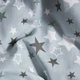 Пододеяльник Moon&Star Бязь Gold Люкс Silver Stars King Size 220 x 240 см (MS-870000724) - изображение 5