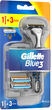 Станок для бритья мужской (Бритва) Gillette Blue3 с 3 сменными картриджами (7702018464104) - изображение 2