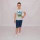 Комплект для хлопчика Арлекін Майнкрафт 2317-452 60 104 см - 110 см Світло-сірий - зображення 3
