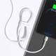 Кабель Baseus Cafule Series Metal Data Cable Type-C to Lightning PD 20W 1m White (CATLJK-A02) - изображение 7