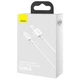 Кабель Baseus Superior Series Fast Charging Data Cable USB to Lightning 2.4A 1.5m White (CALYS-B02) - изображение 7
