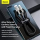 Кабель Baseus Cafule Series Metal Data Cable USB to Type-C 66W 0.25m Black (CAKF000001) - зображення 7