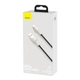 Кабель для зарядки Baseus CAKF000001 Cafule Metal Data Type-C 66W 0.25m black - изображение 4