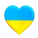 Наклейка Avtoaks "Сердце Украины" - изображение 1