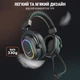 Ігрові Навушники FIFINE H6 Black RGB 7.1 Surround - зображення 5
