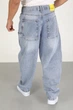 Джинсы Willmen Super baggy мужские широкие скейтер багги , 30 Голубой - изображение 3
