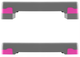 Step do aerobiku HMS AS003 Gray/Pink (17-44-011) (5907695598148) - obraz 3