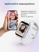 Дитячий смарт годинник-телефон LEMFO LT38 4G GPS SIM-карта геозона відеодзвінок White (17824) - зображення 4