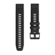 Ремешок Garmin Fenix 7 6 Pro Solar 5 Plus Sapphire Frenner 945 935 marq гармин феникс Quick Fit 22 мм Черный - изображение 1