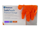 Рукавички Medicom SafeTouch® Premium Orange нітрилові без пудри текстуровані розмір S 100 шт. Чорні 5,0 г (1117) - зображення 1