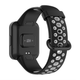 Ремешок для часов Redmi Watch 2 Lite / Xiaomi Mi Watch 2 силиконовый перфорированный Черный Серый - изображение 3