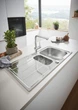 Змішувач для кухні з висувним виливом Grohe Minta (32168000) - зображення 4