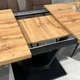 Стол обеденный раздвижной MebliRoMax Vegas Slide 1400(1800)х750х850 Дуб Крафт золотой /Черный (000086672) - изображение 3