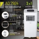 Мобильный портативный кондиционер Adler 5000 BTU переносной 3 в 1 охлаждение, осушение и обдув (AD 7924) - изображение 4