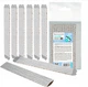 Сменные файлы papmAm на мягкой основе для пилы прямой 100 грит STALEKS PRO SMART 20 DFC-20-180 STALEKS 30 шт - изображение 1