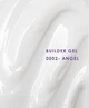 Моделюючий гель для нарощення та укріплення нігтів (білий) Builder Gel Angel 0002 DNKa 30 мл - зображення 3